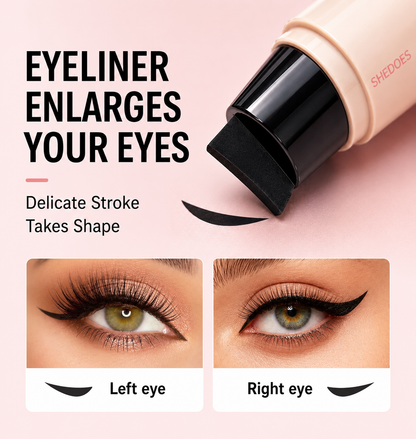Waterproof, fast-drying eyeliner for smooth, natural-looking eyes