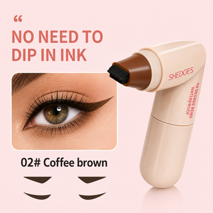 Waterproof, fast-drying eyeliner for smooth, natural-looking eyes